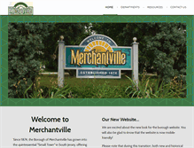 Tablet Screenshot of merchantvillenj.gov